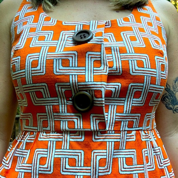🍊Vintage Milly Geometric Mini Dress🍊 - Picture 3 of 8